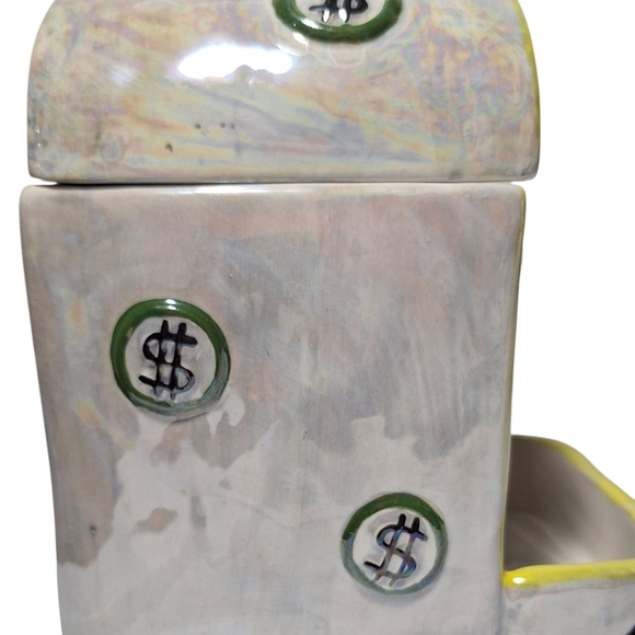 2004 Lefton 2 Piece Lidded Ceramic Candy Dispenser - Picture 3 of 8